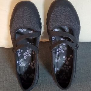 Skechers Black/Charcoal Mary Janes